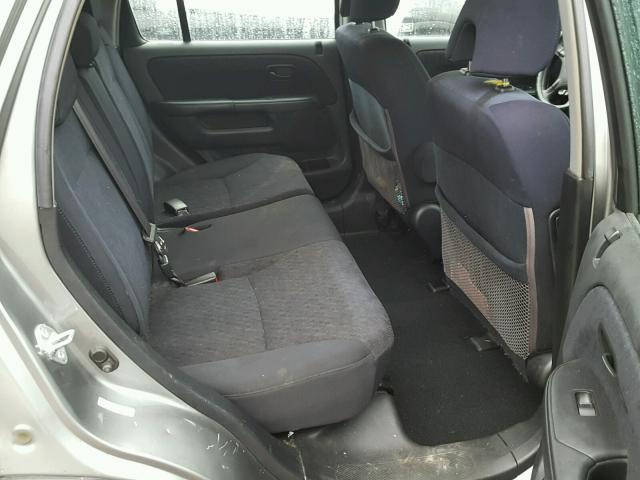 SHSRD78596U419343 - 2006 HONDA CR-V LX GRAY photo 6