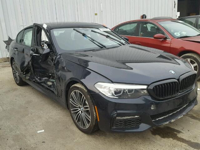 WBAJE7C55JWC54615 - 2018 BMW 540 XI BLUE photo 1