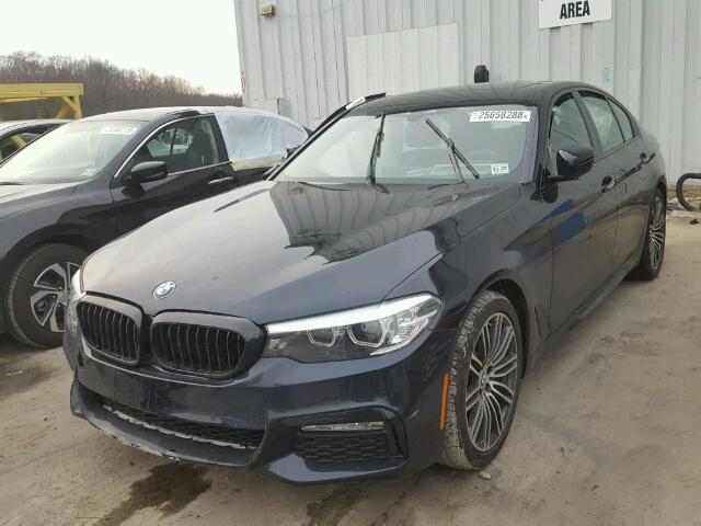 WBAJE7C55JWC54615 - 2018 BMW 540 XI BLUE photo 2