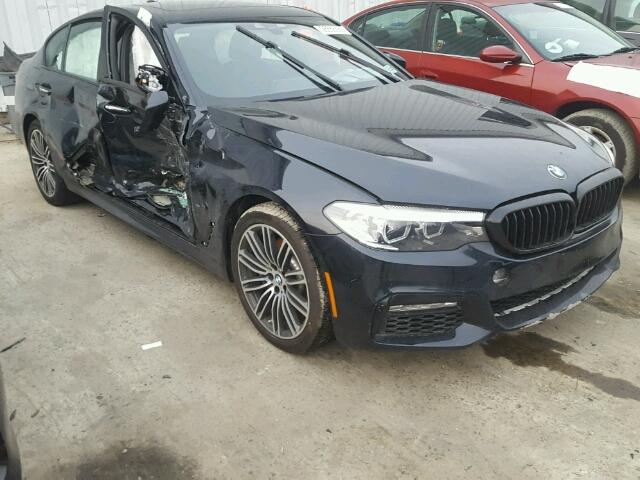 WBAJE7C55JWC54615 - 2018 BMW 540 XI BLUE photo 9