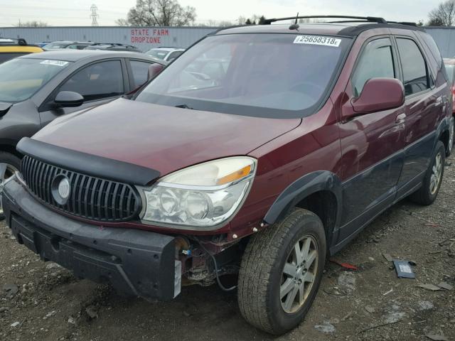 3G5DA03E14S587675 - 2004 BUICK RENDEZVOUS MAROON photo 2