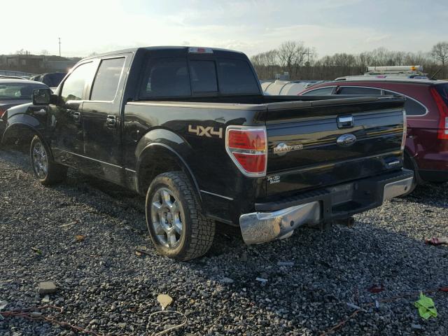 1FTFW1EF9EKD88711 - 2014 FORD F150 SUPER BLACK photo 3