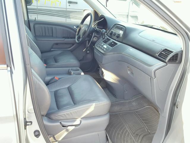 5FNRL38625B094223 - 2005 HONDA ODYSSEY EX BLUE photo 5