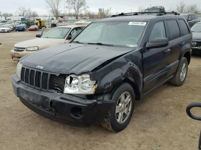 1J4GR48K86C174563 - 2006 JEEP GRAND CHER BLACK photo 2