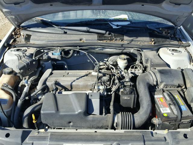 1G1JC12F547290454 - 2004 CHEVROLET CAVALIER SILVER photo 7