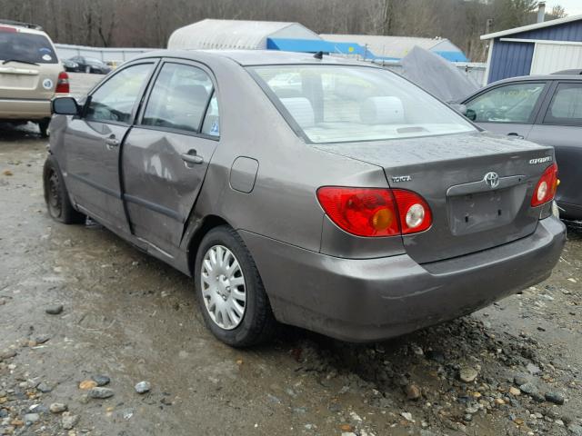 1NXBR32EX3Z118204 - 2003 TOYOTA COROLLA CE GRAY photo 3