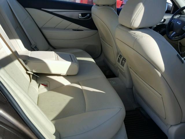 JN1BV7AR5EM694283 - 2014 INFINITI Q50 BASE Коричневий фото 6