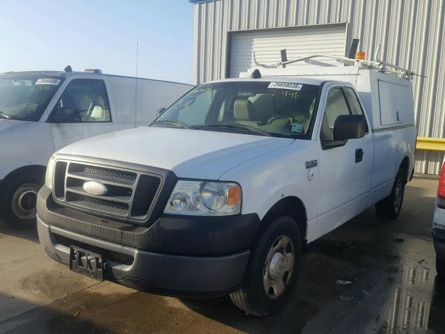 1FTRF12288KD93224 - 2008 FORD F150 WHITE photo 2