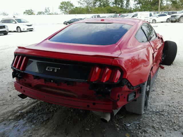 1FA6P8CF3G5275742 - 2016 FORD MUSTANG GT RED photo 4