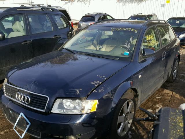 WAUVC68E84A239504 - 2004 AUDI A4 1.8T AV BLUE photo 2