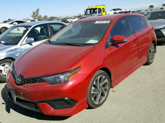 JTNKARJE8GJ516868 - 2016 TOYOTA SCION IM RED photo 2