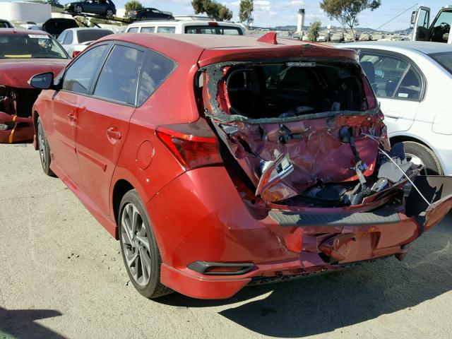 JTNKARJE8GJ516868 - 2016 TOYOTA SCION IM RED photo 3