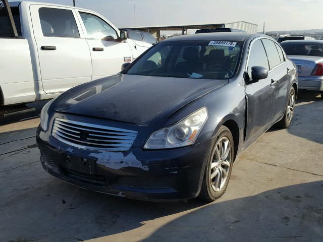 JNKBV61E78M209925 - 2008 INFINITI G35 GRAY photo 2