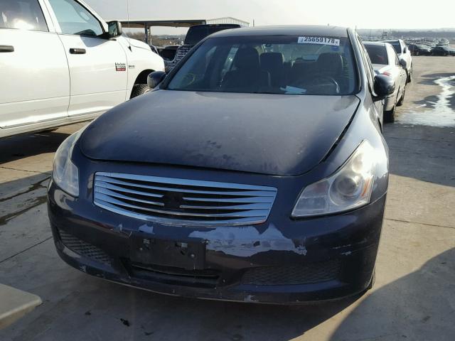 JNKBV61E78M209925 - 2008 INFINITI G35 GRAY photo 9