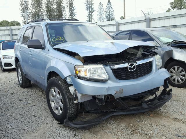 4F2CZ02Z58KM14289 - 2008 MAZDA TRIBUTE I BLUE photo 1