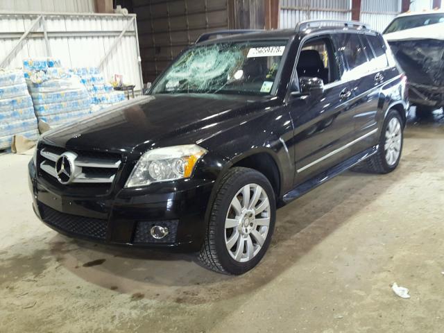 WDCGG8HB4AF322552 - 2010 MERCEDES-BENZ GLK 350 4M BLACK photo 2