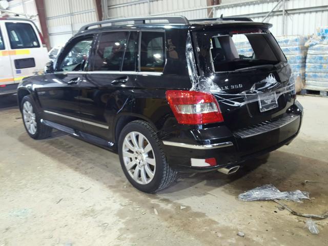 WDCGG8HB4AF322552 - 2010 MERCEDES-BENZ GLK 350 4M BLACK photo 3