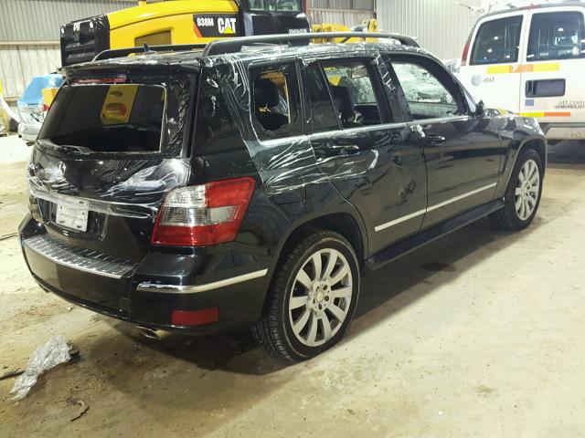 WDCGG8HB4AF322552 - 2010 MERCEDES-BENZ GLK 350 4M BLACK photo 4