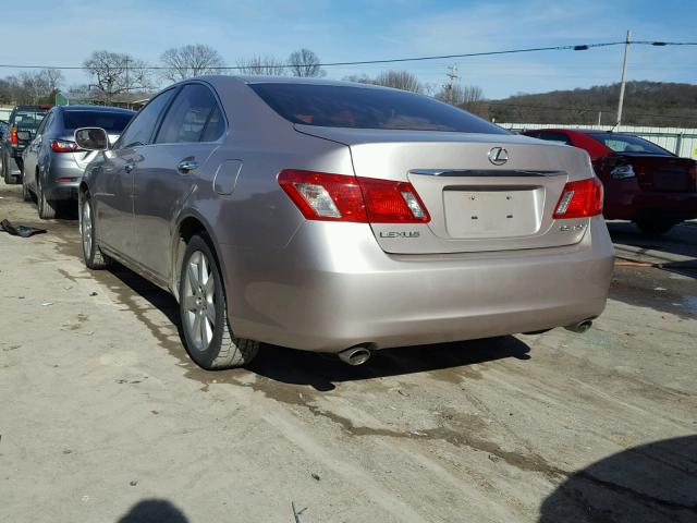 JTHBJ46G372056948 - 2007 LEXUS ES 350 TAN photo 3