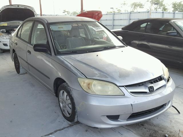 2HGES163X4H541244 - 2004 HONDA CIVIC DX V SILVER photo 1