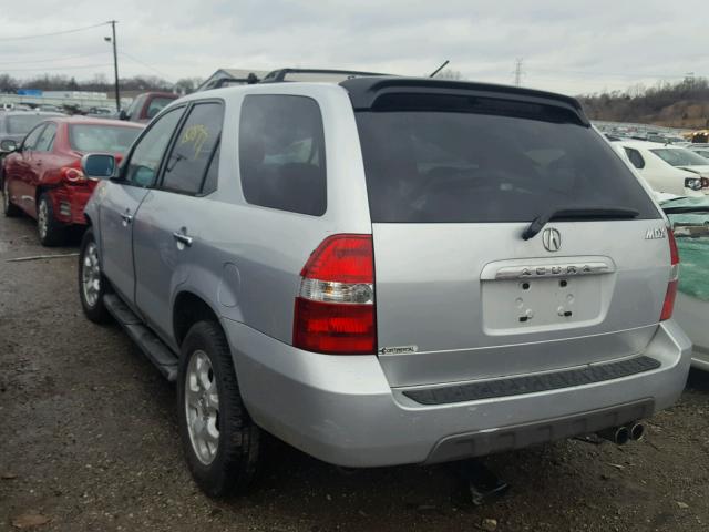 2HNYD18641H502233 - 2001 ACURA MDX TOURIN SILVER photo 3