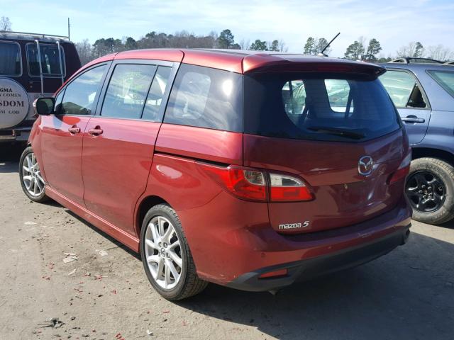 JM1CW2CL9E0173617 - 2014 MAZDA 5 TOURING BURGUNDY photo 3