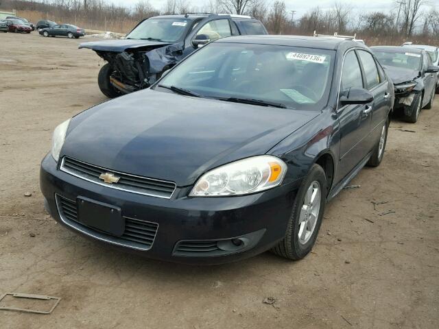 2G1WB5EK9A1164325 - 2010 CHEVROLET IMPALA LT Սև լուսանկար 2