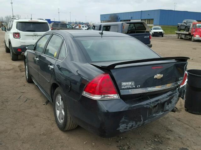 2G1WB5EK9A1164325 - 2010 CHEVROLET IMPALA LT BLACK photo 3