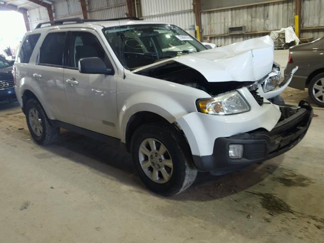 4F2CZ02ZX8KM20671 - 2008 MAZDA TRIBUTE I WHITE photo 1