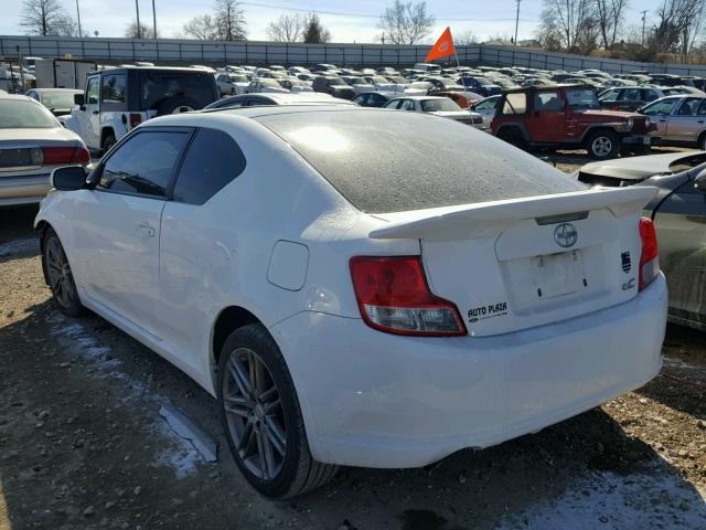 JTKJF5C75D3065206 - 2013 SCION TC WHITE photo 3