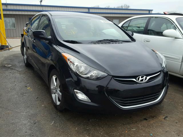 5NPDH4AE2DH372380 - 2013 HYUNDAI ELANTRA GL BLACK photo 1