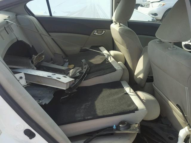 19XFB2F82CE039035 - 2012 HONDA CIVIC EX WHITE photo 6