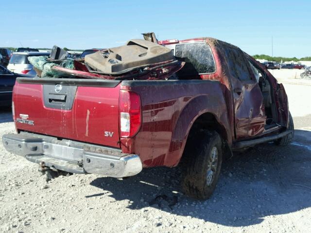 1N6AD0ER4EN723695 - 2014 NISSAN FRONTIER S RED photo 4