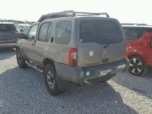 5N1ED28T44C606292 - 2004 NISSAN XTERRA XE TAN photo 3