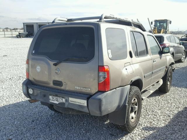 5N1ED28T44C606292 - 2004 NISSAN XTERRA XE TAN photo 4