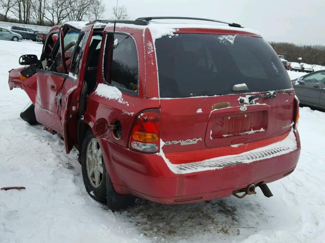 1GHDT13S322107217 - 2002 OLDSMOBILE BRAVADA RED photo 3