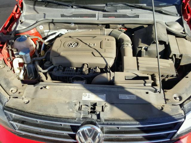 3VWD17AJ1FM282666 - 2015 VOLKSWAGEN JETTA SE RED photo 7