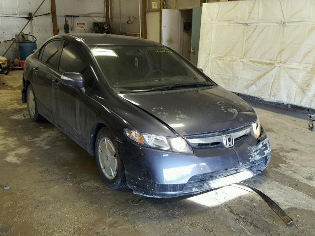 JHMFA36238S007959 - 2008 HONDA CIVIC HYBR CHARCOAL photo 1