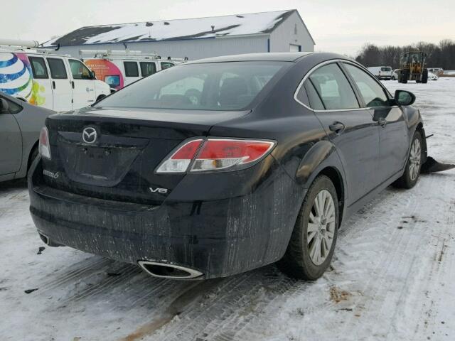 1YVHZ8CB4A5M09685 - 2010 MAZDA 6 S BLACK photo 4