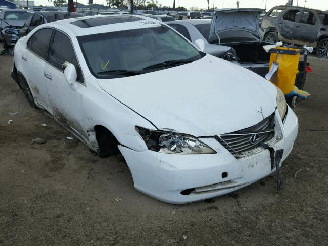 JTHBJ46G472133424 - 2007 LEXUS ES 350 WHITE photo 1