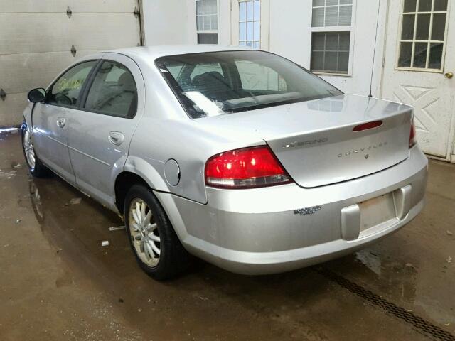 1C3EL46X73N504713 - 2003 CHRYSLER SEBRING LX SILVER photo 3