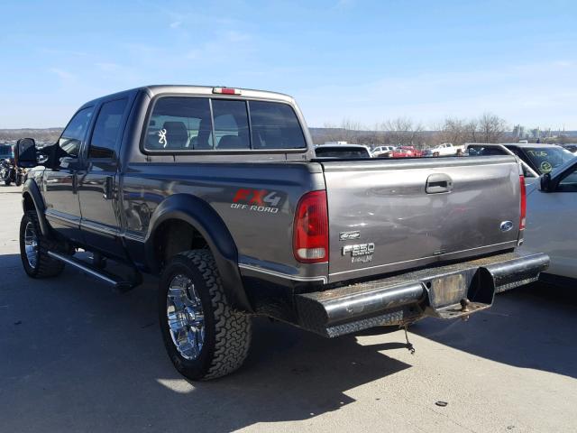 1FTNW21P74EB74233 - 2004 FORD F250 SUPER GRAY photo 3