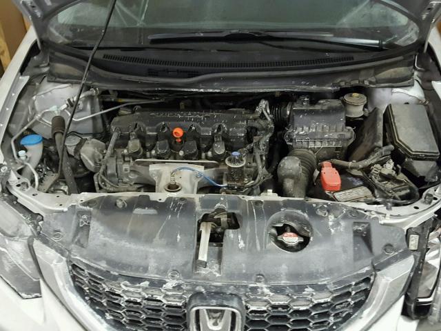 19XFB2F52DE064119 - 2013 HONDA CIVIC LX SILVER photo 7