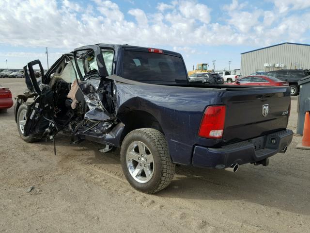 1C6RR7KT3DS549111 - 2013 RAM 1500 ST BLUE photo 3