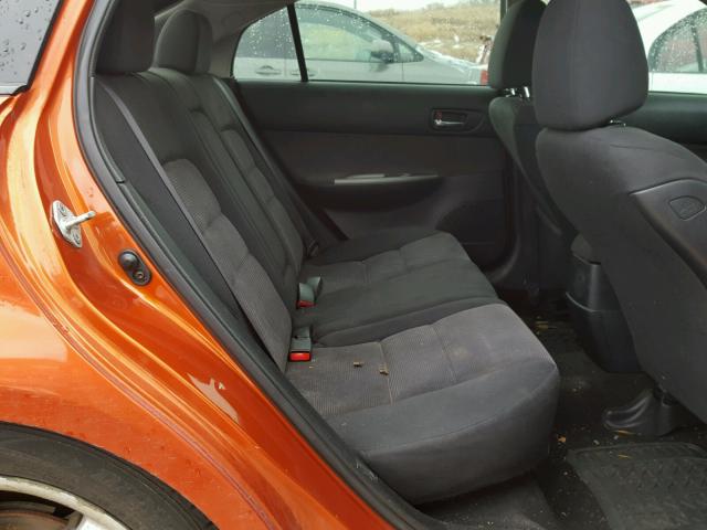 1YVHP84C055M33551 - 2005 MAZDA 6 I ORANGE photo 6