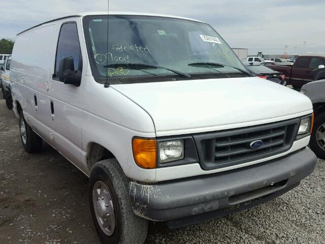 1FTNE14W37DA33699 - 2007 FORD ECONOLINE WHITE photo 1