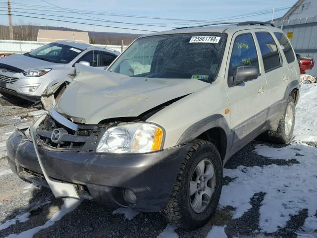 4F2YZ94123KM52377 - 2003 MAZDA TRIBUTE LX GRAY photo 2