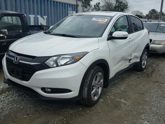 3CZRU5H58HM714602 - 2017 HONDA HR-V EX WHITE photo 2