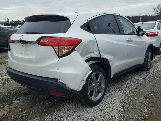 3CZRU5H58HM714602 - 2017 HONDA HR-V EX WHITE photo 4