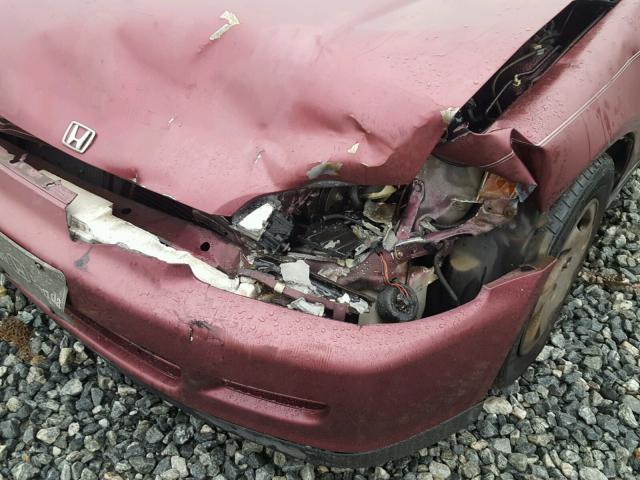 1HGEJ1150PL003722 - 1993 HONDA CIVIC EX იასამნისფერი ფოტო 9